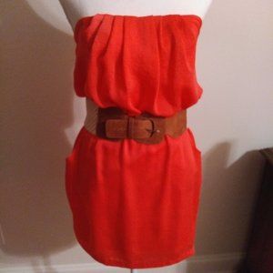 City Triangle from Francesca’s Coral Tube Dress